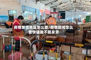 疫情发货地区怎么查/疫情期间怎么查快递能不能发货