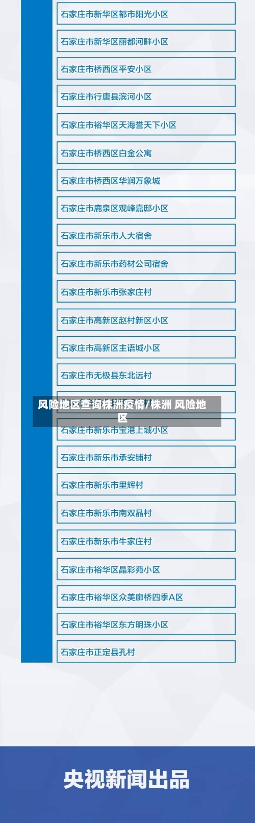 风险地区查询株洲疫情/株洲 风险地区-第1张图片